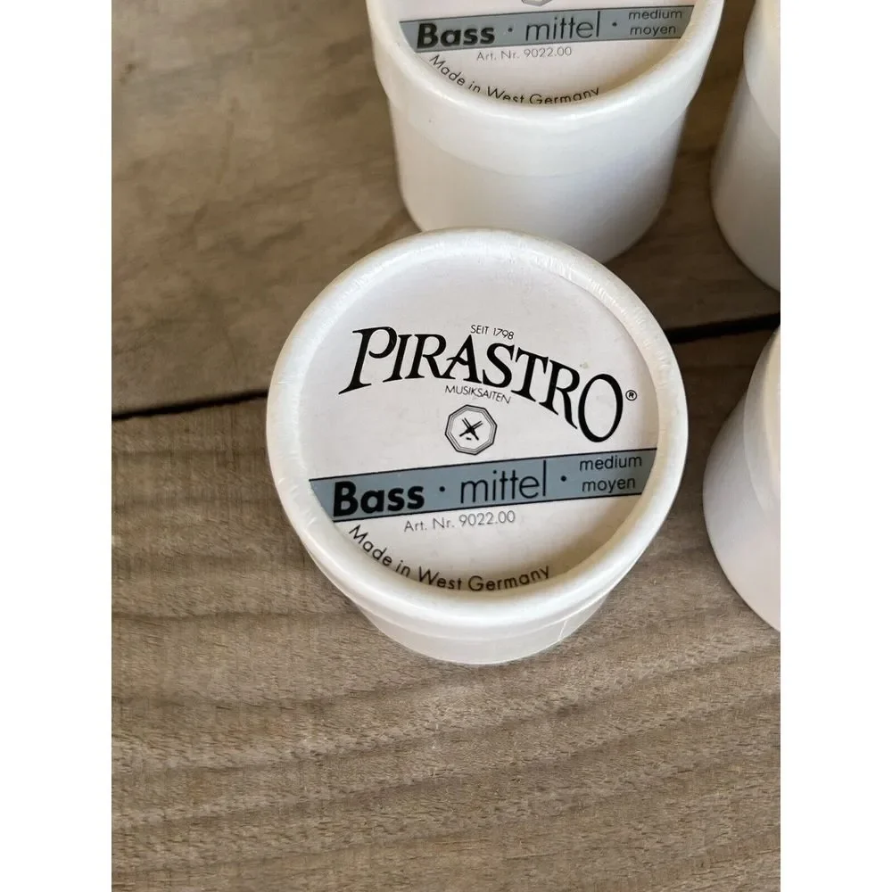 Pirastro Bass Mittel, Rosin Medium Celophane Made In West‎ Germany Set Of 4